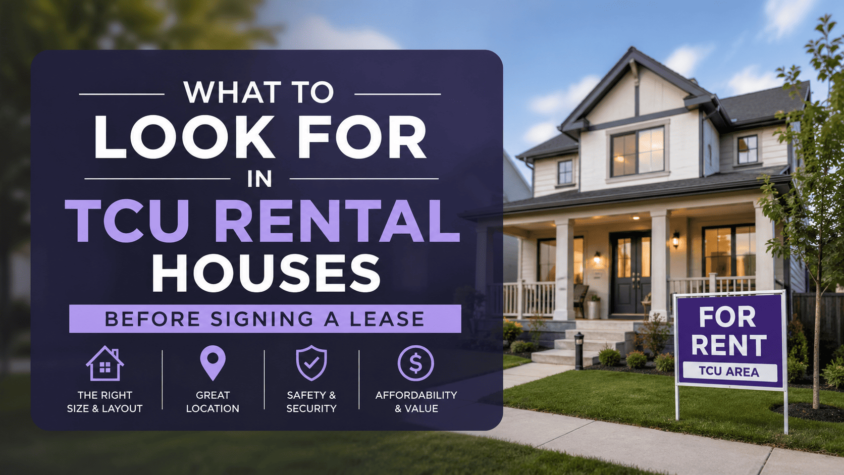 What to Look for in TCU Rental Houses Before Signing a Lease