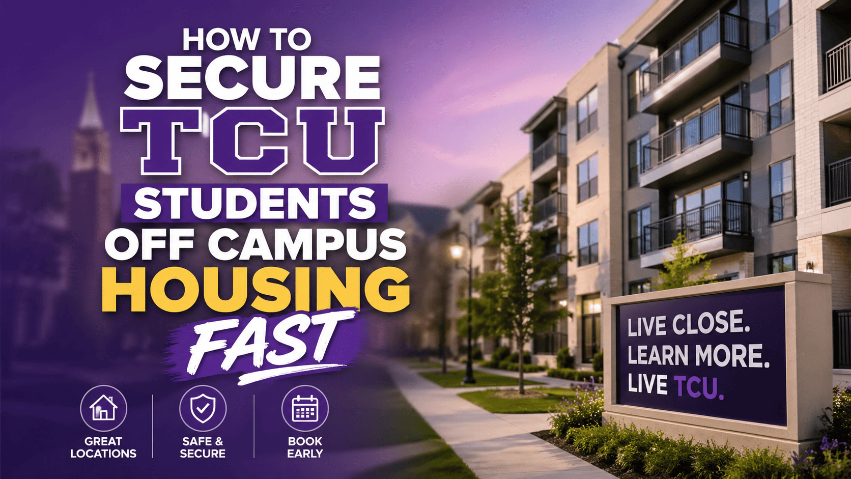 How to Secure TCU Students Off Campus Housing Fast