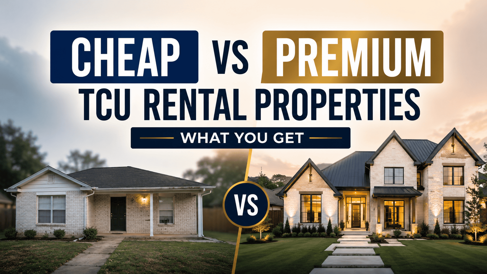 Cheap vs Premium TCU Rental Properties What You Get
